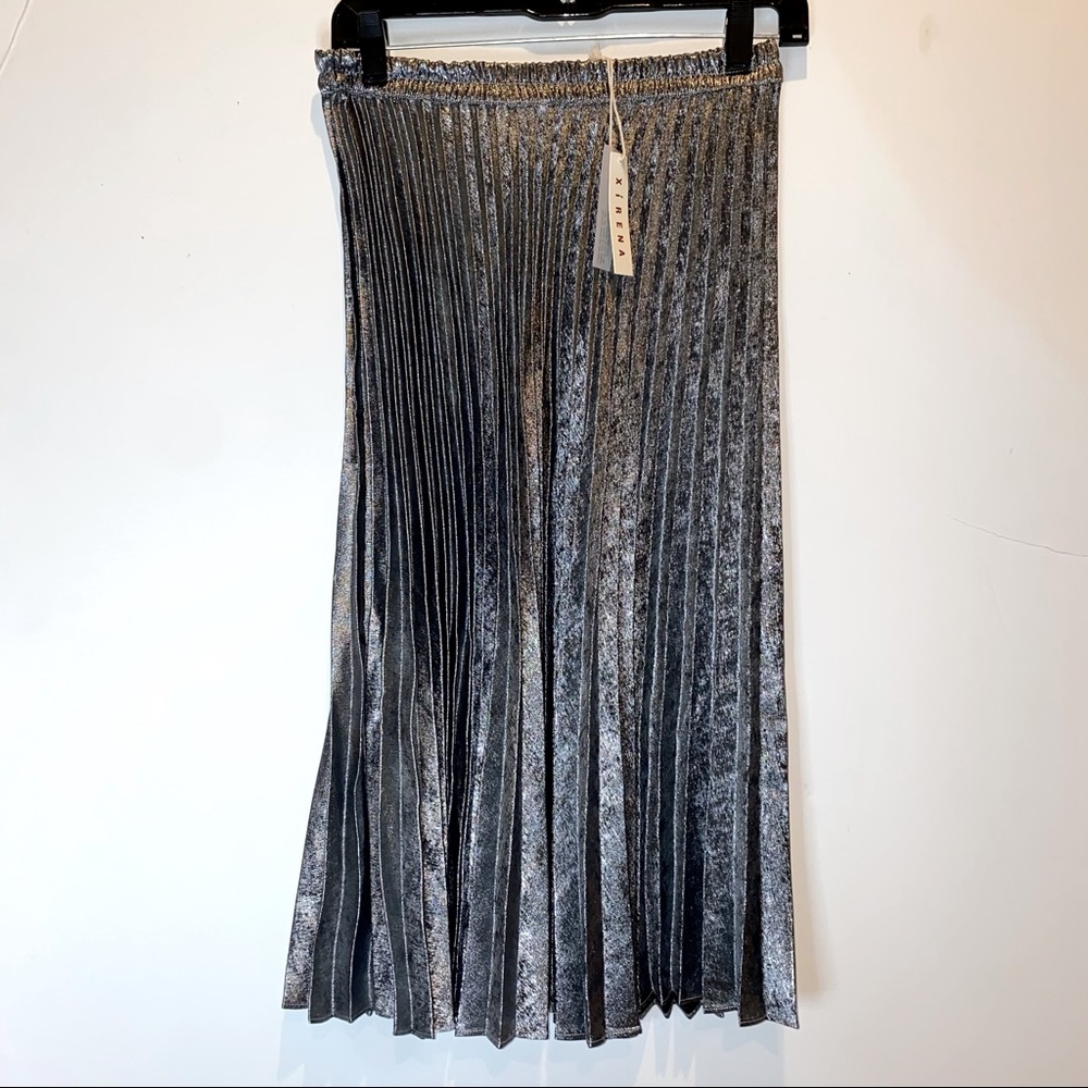Xierana Silver Metalic Skirt